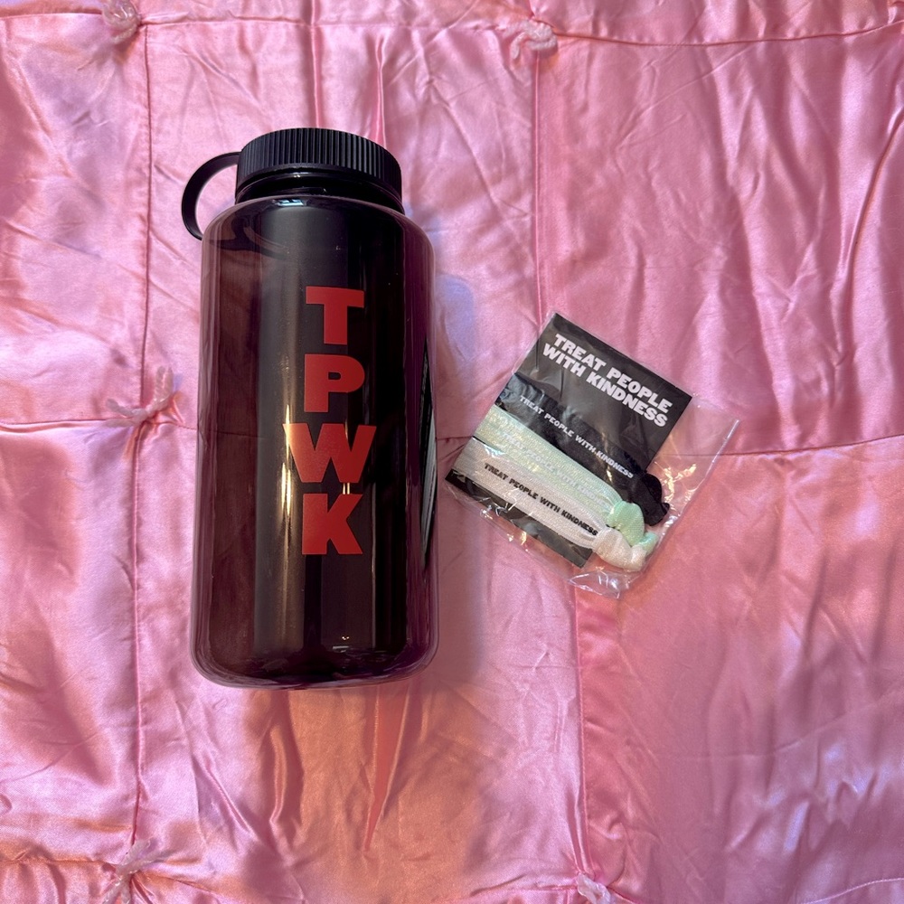 Harry Styles Love On Tour TPWK Water bottle & Hair tie Bundle